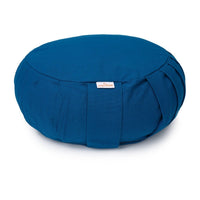 Meditationskissen Zafu BASIC mit ZIP – Buchweizenschalen, 31 cm — Ansicht 2