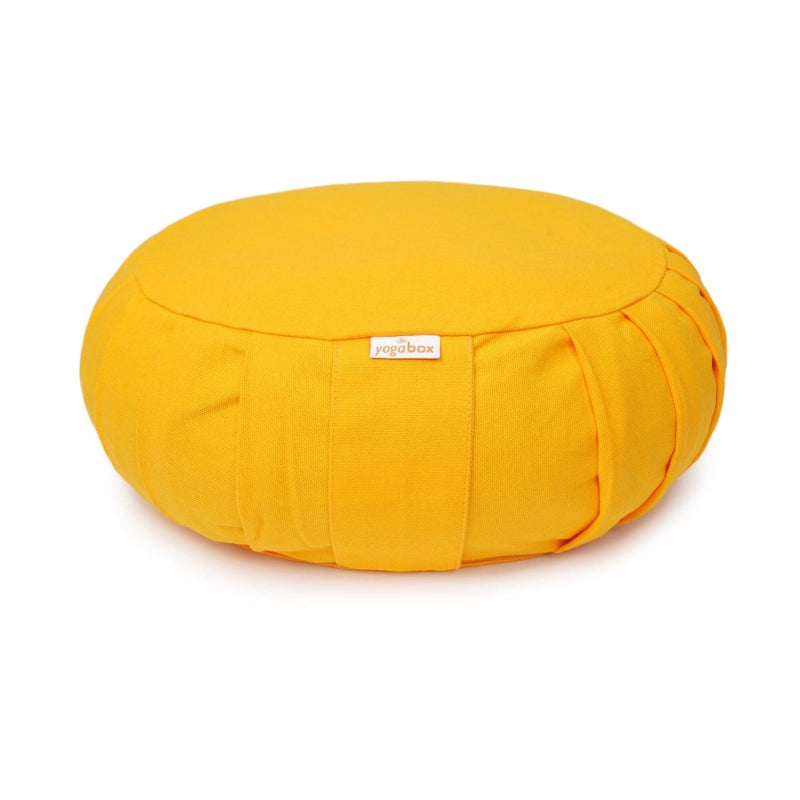 Meditationskissen Zafu BASIC mit ZIP – Buchweizenschalen, 31 cm — Ansicht 13