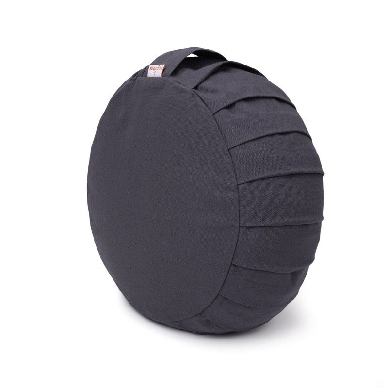 Meditationskissen Zafu BASIC mit ZIP – Buchweizenschalen, 31 cm — Ansicht 14