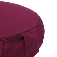 Meditationskissen Zafu BASIC mit ZIP – Buchweizenschalen, 31 cm — Ansicht 30