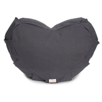 Meditationskissen Zafu ZEN Halbmond BASIC mit ZIP – Buchweizenschalen, 100% Baumwolle — Ansicht 2