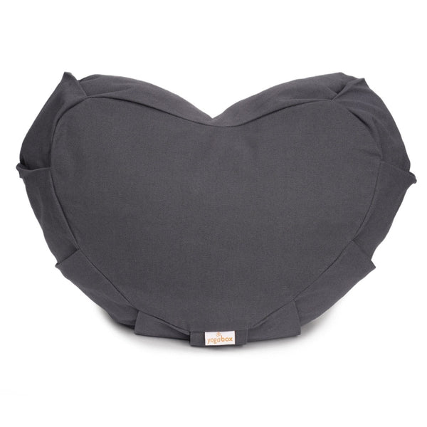 Meditationskissen Zafu ZEN Halbmond BASIC mit ZIP – Buchweizenschalen, 100% Baumwolle