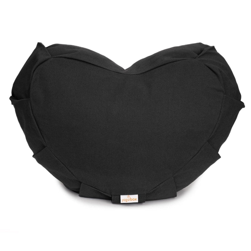 Meditationskissen Zafu ZEN Halbmond BASIC mit ZIP – Buchweizenschalen, 100% Baumwolle — Ansicht 6
