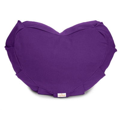 Meditationskissen Zafu ZEN Halbmond BASIC mit ZIP – Buchweizenschalen, 100% Baumwolle