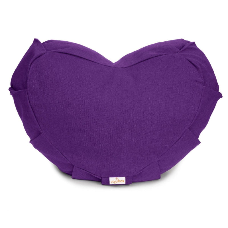 Meditationskissen Zafu ZEN Halbmond BASIC mit ZIP – Buchweizenschalen, 100% Baumwolle — Ansicht 4