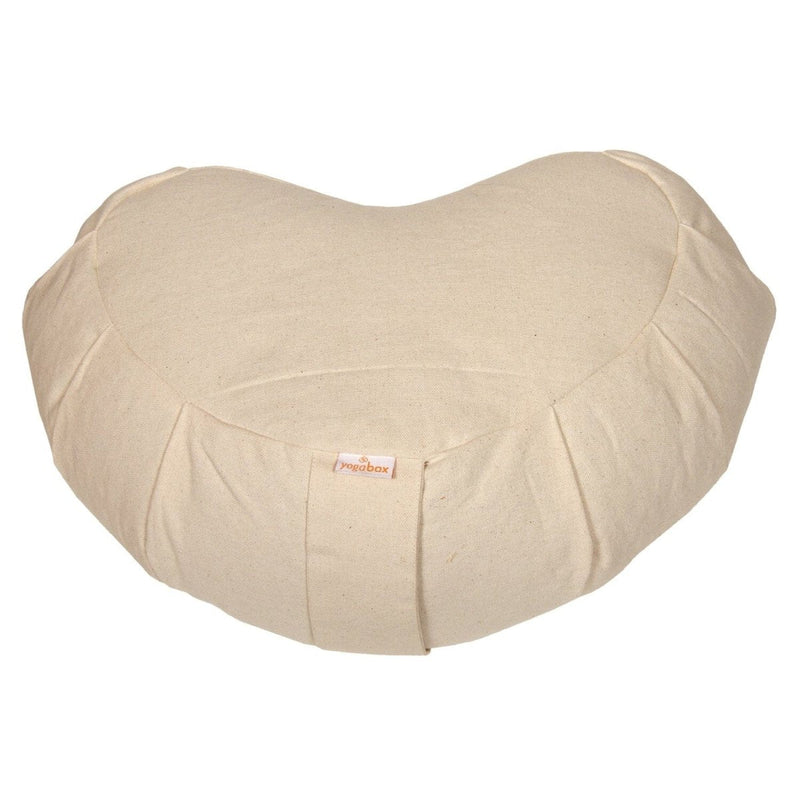 Meditationskissen Zafu ZEN Halbmond BASIC mit ZIP – Buchweizenschalen, 100% Baumwolle — Ansicht 18