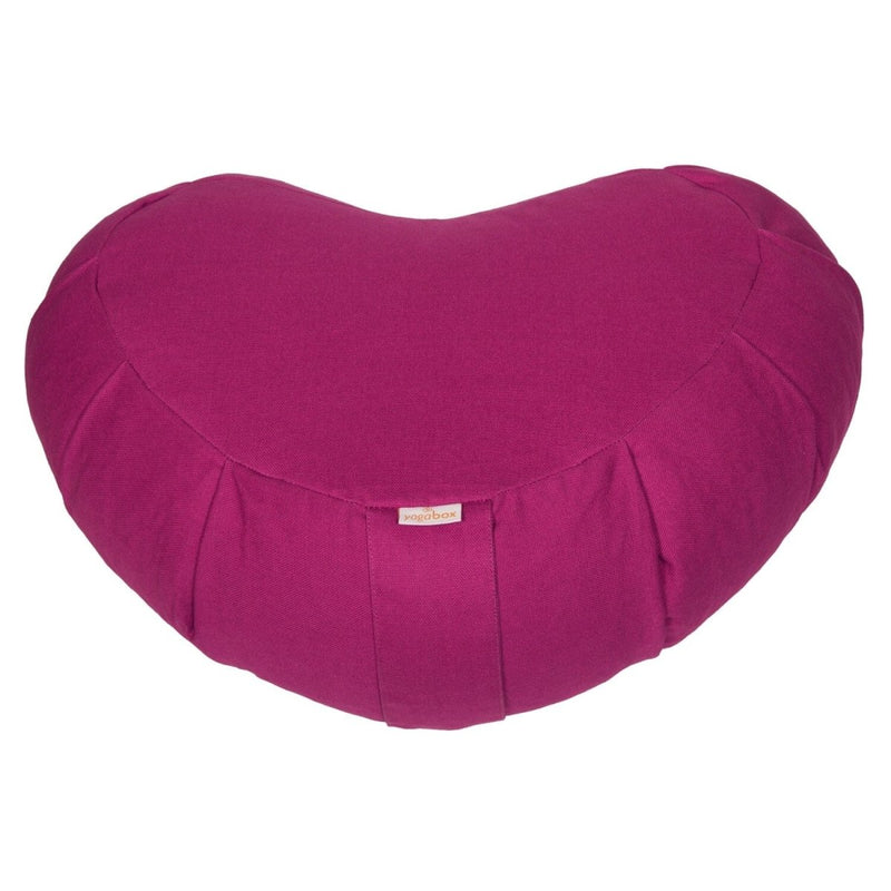 Meditationskissen Zafu ZEN Halbmond BASIC mit ZIP – Buchweizenschalen, 100% Baumwolle — Ansicht 15