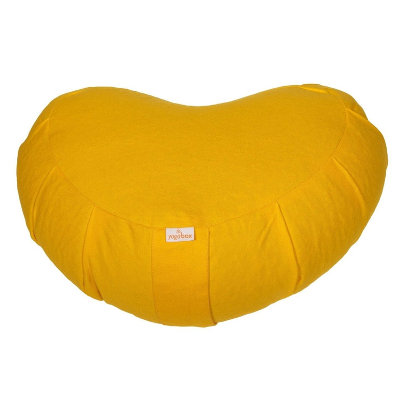 Meditationskissen Zafu ZEN Halbmond BASIC mit ZIP – Buchweizenschalen, 100% Baumwolle — Ansicht 16