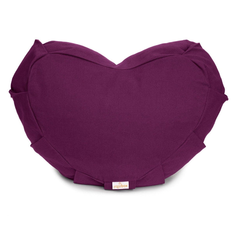Meditationskissen Zafu ZEN Halbmond BASIC mit ZIP – Buchweizenschalen, 100% Baumwolle — Ansicht 1