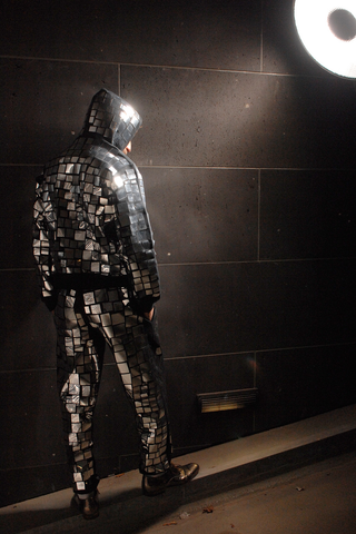 Mosaic Allover Shorts – Mirror Foil | Sexy & Short | Unisex