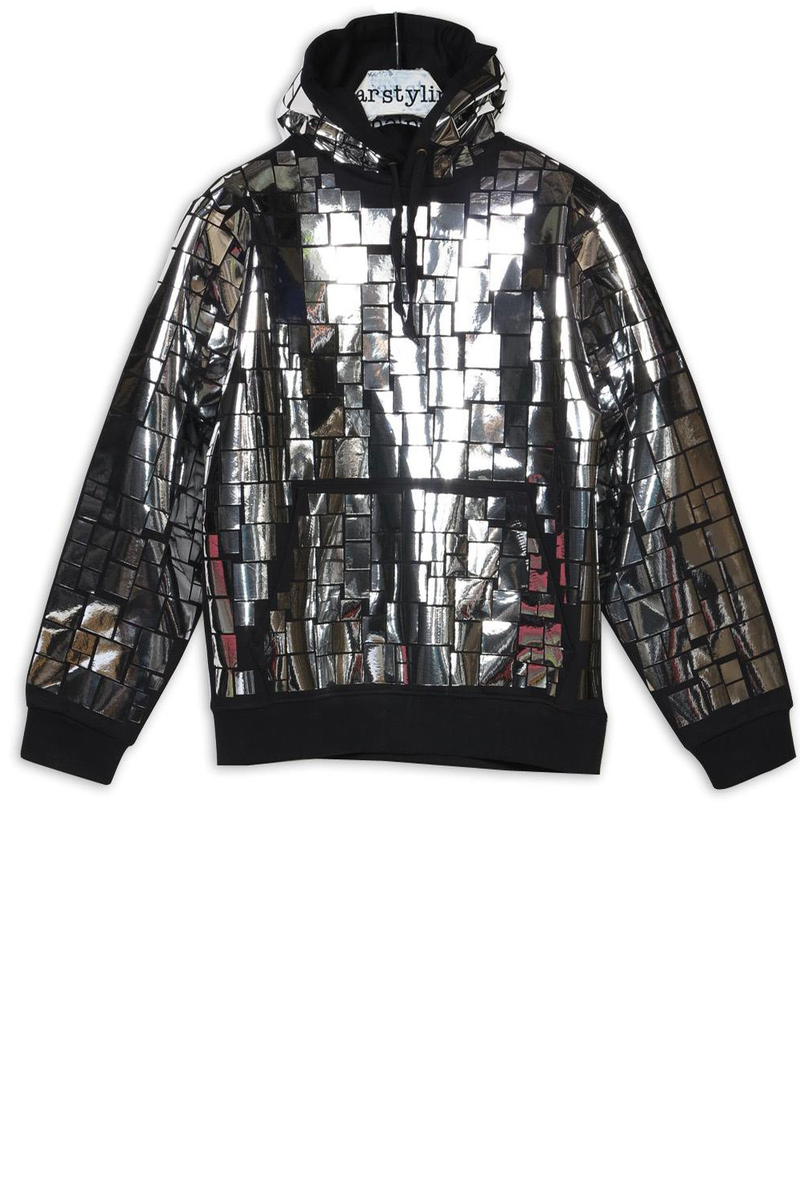 Starstyling Mosaic Allover Hoody – Unisex Metallic Mosaic Handmade — starstyling