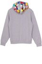 Mosaic Multicolor Hoodie – Unisex Hoodie with Mosaic Print and Kangaroo Pocket