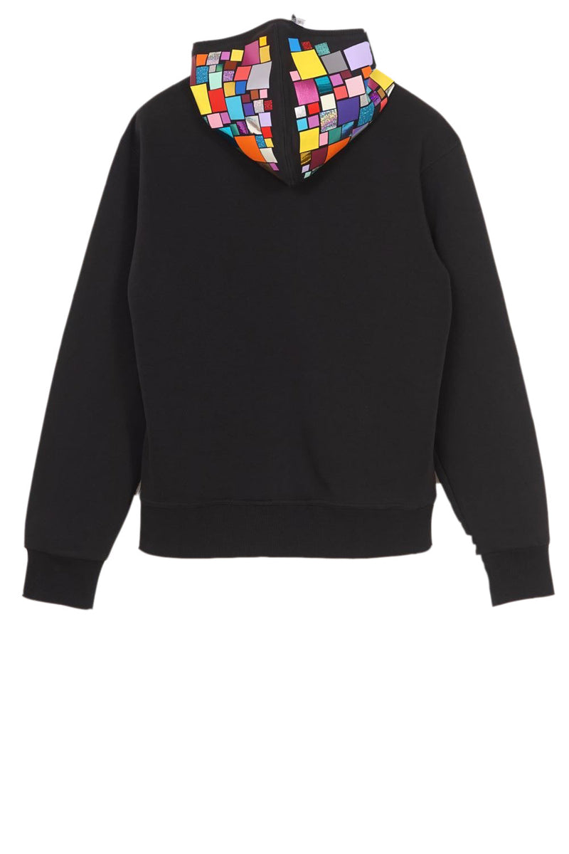 Mosaic Multicolor Hoodie – Unisex Hoodie with Mosaic Print and Kangaroo Pocket — Ansicht 1