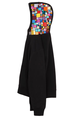 Mosaic Multicolor Hoody – Unisex | Mosaik‑Kapuze | Kängurutasche