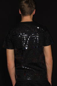 Starstyling Foilover T-Shirt - Unisex Allover Foil with Negative Pills — Ansicht 6