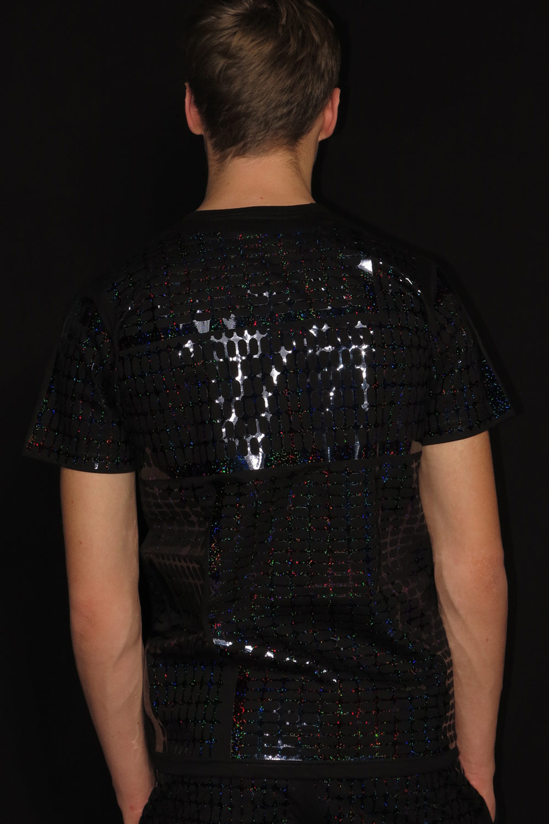 Starstyling Foilover T-Shirt - Unisex Allover Foil with Negative Pills — Ansicht 6