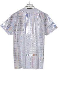 Starstyling Foilover T-Shirt - Unisex Allover Foil with Negative Pills — Ansicht 5