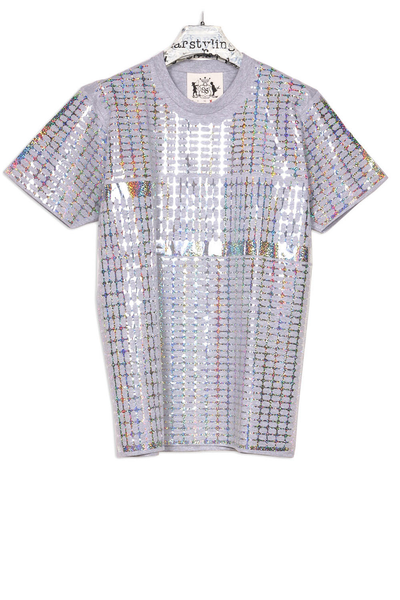 Starstyling Foilover T-Shirt - Unisex Allover Foil with Negative Pills