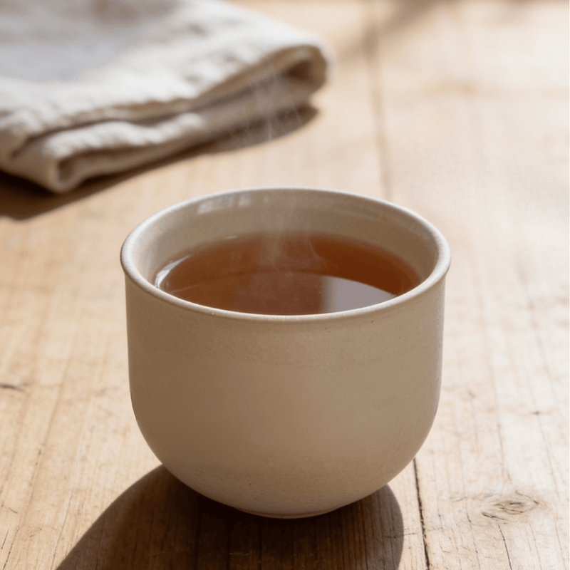 Ocha Teetasse Beige handgefertigt Keramik 325 ml — Ansicht 2