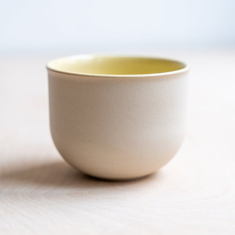 OCHA Teacup handmade Mannheim – Ceramic yellow-beige 325ml — Ansicht 2