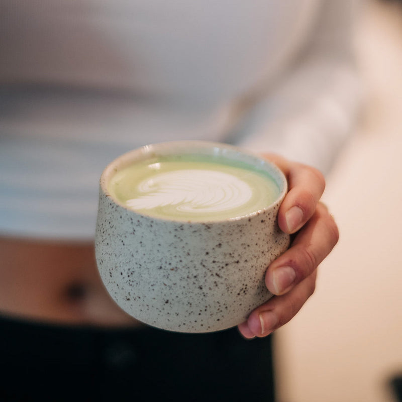Ocha Teetasse mit Spots – Handgemacht Beige Ton 325 ml — Ansicht 8