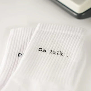 oh làlà… Statement Socken – Bio-Baumwolle | EU-Produktion | Mit Stil & Botschaft