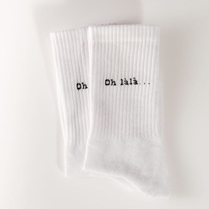 Ooh la la... Statement socks made from organic cotton – handmade by arrel — arrel - responsible apparel
