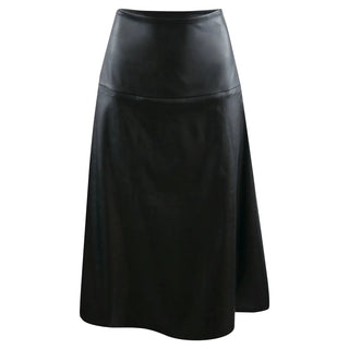 Rock aus Pineapple Leather – High-Waist | Midi-Länge | Vegan & innovativ