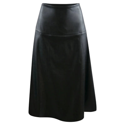 Pineapple Leather Skirt – High-Waisted Midi | Vegan & Innovative