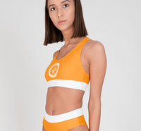 Bikini Top Racerback ECONYL® Pastel Orange — Ansicht 2