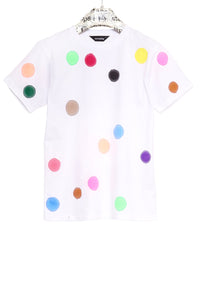 Painted Points T-shirt – Handgestempelte Punkte | Unisex | Nachhaltig — Ansicht 1