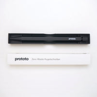Zero Waste Ballpoint Pen Black Bioplastic Handmade Climate Neutral — Ansicht 3