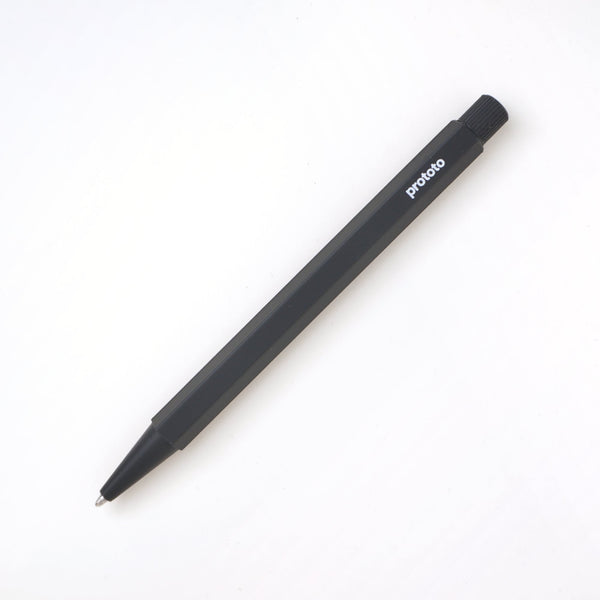 Zero Waste Ballpoint Pen Black Bioplastic Handmade Climate Neutral