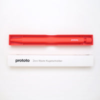 Zero Waste Ballpoint Pen Red - Bioplastic handmade climate neutral — Ansicht 3