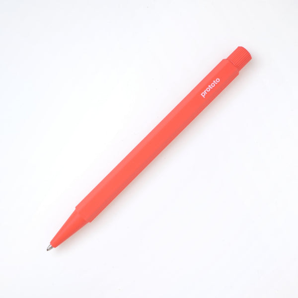 Zero Waste Ballpoint Pen Red - Bioplastic handmade climate neutral