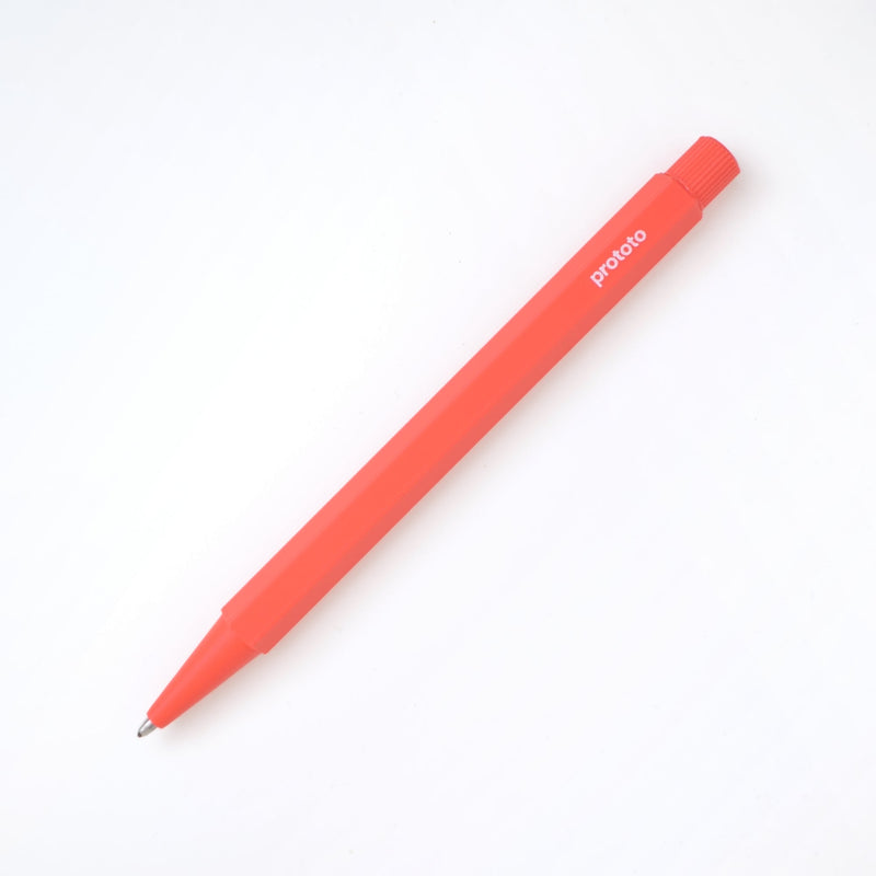 Zero Waste Ballpoint Pen Red - Bioplastic handmade climate neutral — Ansicht 2