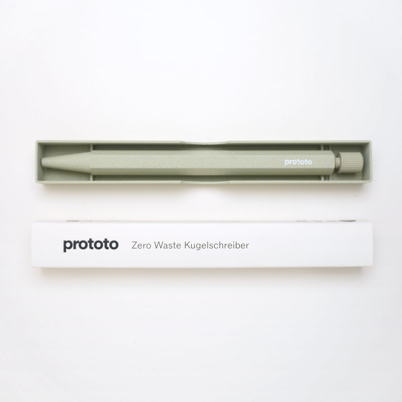 Zero Waste Kugelschreiber Salbei – Bioplastik Elefantengras handgefertigt — Ansicht 3