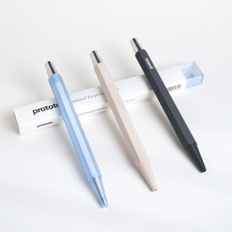 Circular Ballpoint Pen – Bioplastic with Elephant Grass, Handmade — Ansicht 7