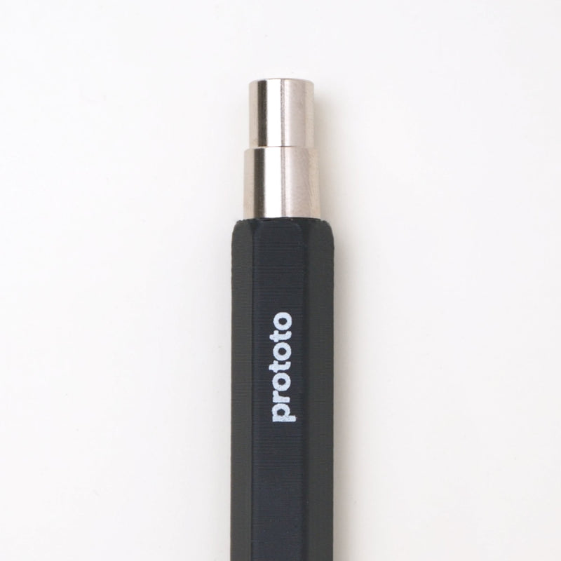 Circular Ballpoint Pen Black - Handmade Bioplastic — Ansicht 3