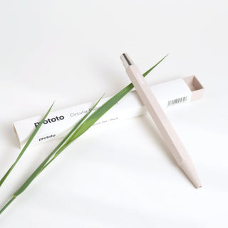 Circular Ballpoint Pen – Bioplastic with Elephant Grass, Handmade