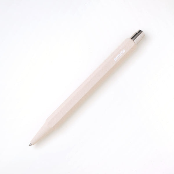 Circular Ballpoint Pen – Bioplastic with Elephant Grass, Handmade