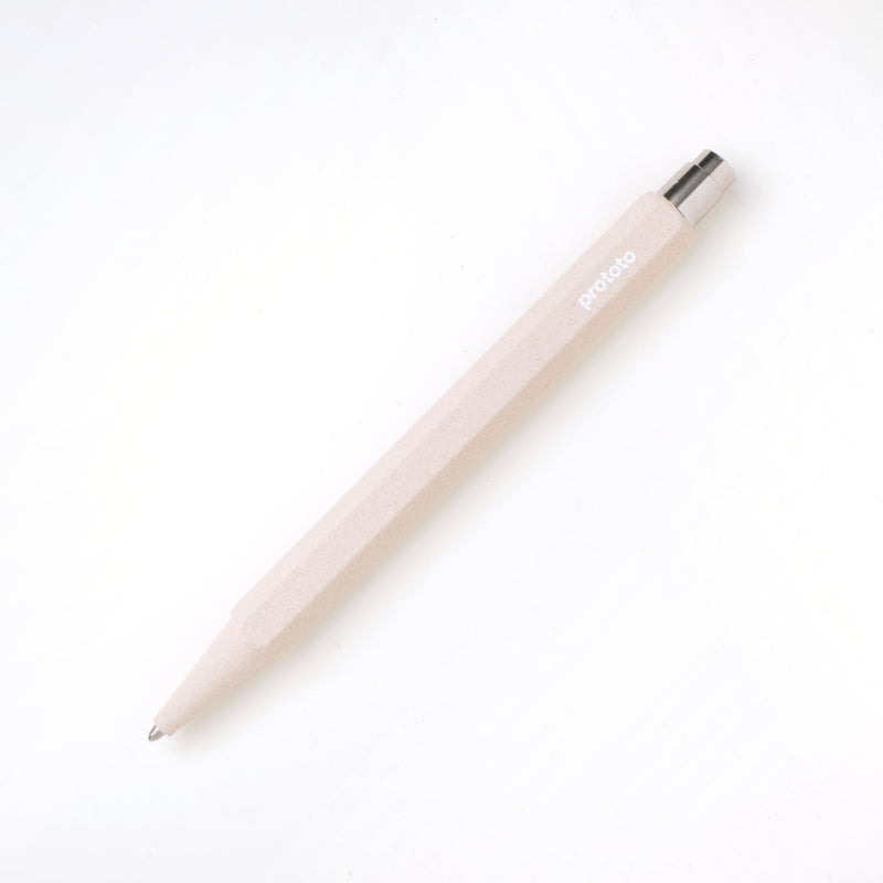 Circular Ballpoint Pen – Bioplastic with Elephant Grass, Handmade — Ansicht 2