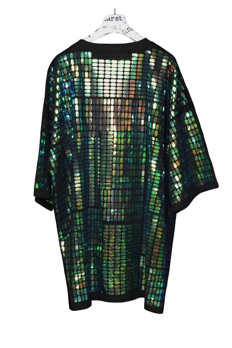 Pills Allover Bigshirt Metallic Foil – Unisex Oversized Dress — Ansicht 15