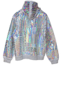 Starstyling Pills Allover Hoody – Unisex Metallic/Holo/Ice Foil Relaxed Fit
