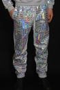 Starstyling Pills Allover Joggers - Unisex Metallic Foil Print Jogging Pants