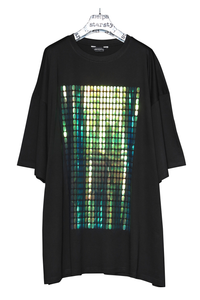 Pills Bigshirt Iridescent Foil – Unisex Oversized Dress — Ansicht 6