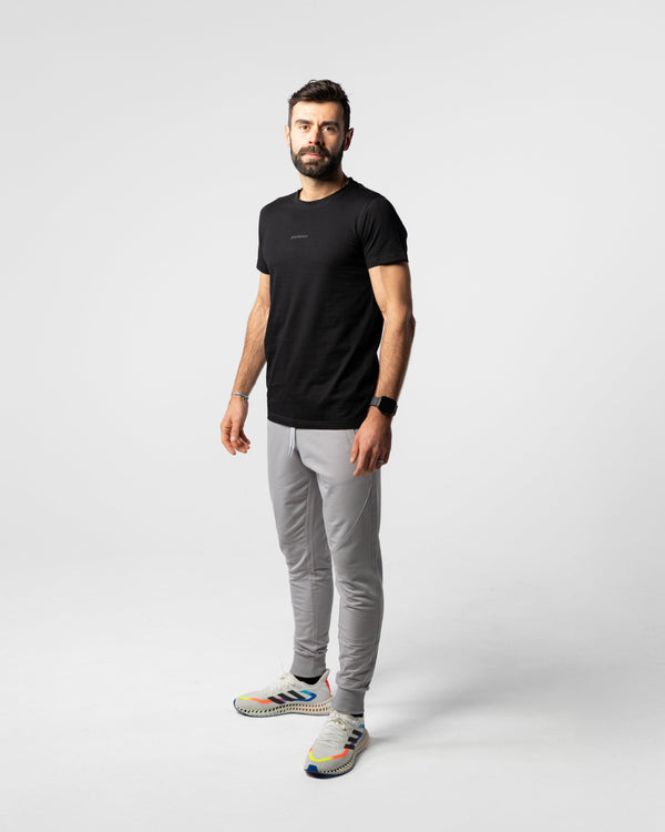 portance PimaCotton Tee Straight black – Pima Cotton with Anti-Odour & UV Protection