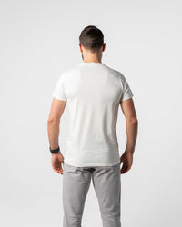 PimaCotton Tee Straight White | Pima-Baumwolle | Geruchshemmend & UV-Schutz — Ansicht 3