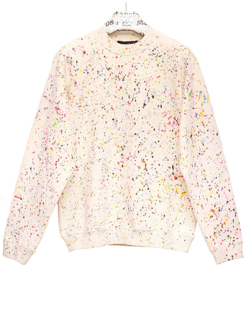 Pollo Sweater Handpainted Drip – Unisex Sweatshirt with Drip Technique — starstyling
