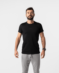 portance PimaCotton Tee Straight black – Pima Cotton with Anti-Odour & UV Protection — Ansicht 1